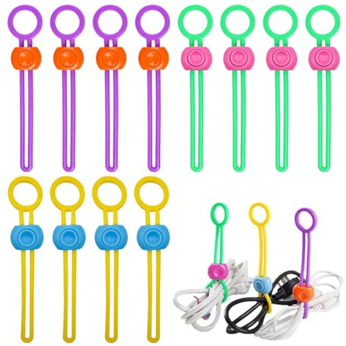 12 Piezas Pinzas Bolsas Alimentos, Clip de Cierre de Cocina Multicolor Reutilizable de Plástico, Color Pinzas Cocina Bolsas para Embalaje de Cocina, Caramelos, Café