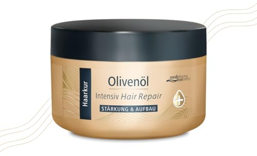 Olivenöl Intensiv Hair Repair Haarkur - Stärkung & Aufbau - extra intensive Pflege - für trockenes, strapaziertes Haar - repariert & glättet