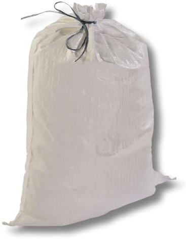 AGRI plus 100 Stk. Gewebesäcke 500 x 800 mm I Reißfeste Bändchengewebesäcke aus robustem Polypropylen I PP-Säcke mit stabilem Boden & 25 kg Volumen I Lagersäcke atmungsaktiv & UV-beständig