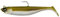 Savage Gear Savage Minnow - Lebendige Kicking Action, Stand-Up Jig Head Design, ideal für Salzwasser- und Süßwasserangler, perfekt für Raubfische wie Hecht, Barsch & Zander Khaki 12,5 cm