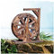 SnamicE Gartendekoration Wasserspiel Radbrunnen Terrasse Garten Wasserspiel Rad/Retro Rustikale Wasserpumpe Holzdesign Brunnen, Balkon Garten Garten (Größe: 30 cm (11,8 Zoll)) (50 cm (19,7 Zoll))
