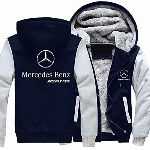 VGFSVGDD Herren-Kapuzenjacke Für ..M.e.rc.ed.es A.M.G Kapuzenpullover Print Casual Zip Warm Teen Sweatshirt Stitching Langarm Mantel