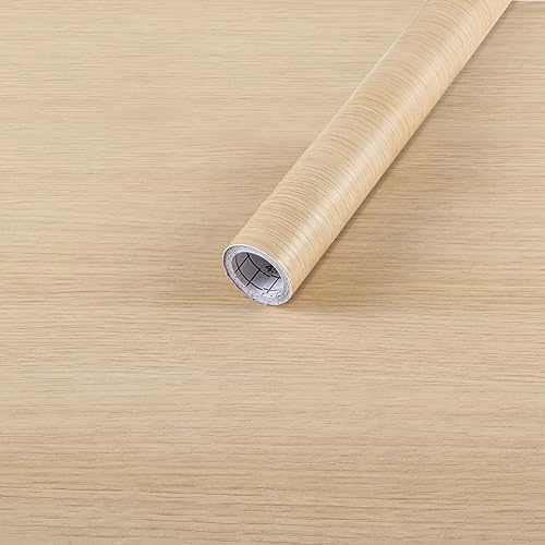 Arthome Chêne Bois Papier Peint Autocollant 84cmx3m,Auto Adhesif Film Vinyle Décoratif pour comptoir, armoire, surface de meuble et revêtement mural,Facile à nettoyer et amovible