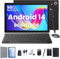 ZONKO Tablet Android 14 Tablets 10 Zoll, 5G WiFi Tablette 8GB RAM+128GB ROM(1TB TF),Tablet Mit Tastatur Maus und Stift, Tablets PC Mit 8-Core T606, 1080FHD,13MP+8MP, 7000mAh,Bluetooth 5.0,GPS- Schwarz