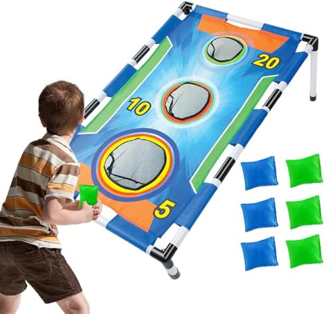 Uozonit bönpåse spel för – kastspel bönpåse majshål festtillbehör – roliga kastaktiviteter inomhus lek för camping familjeaktiviteter trädgård fest njutning