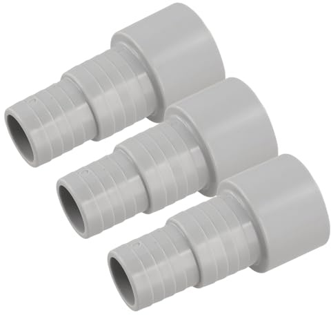 Lapiglo Adaptador de manguera de piscina, enchufe de 50 mm, 32 mm y 38 mm para bombas de 800 W, ABS