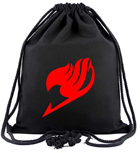 WANHONGYUE Fairy Tail Anime Sporttasche Turnbeutel Training Tasche Gym Sack Drawstring Bag