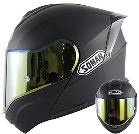 Casque De Moto Avant Rabattable Modulaire Bluetooth, Casque De Moto Modulaire Intégré Bluetooth Avec Double Visière Pour Hommes Et Femmes Adultes, Approuvé Par Le DOT/ECE B2,4XL