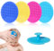 Baby Cradle Cap Brush for Gentle Scalp Care - Multifunctional Silicone Baby Hair Brush and Bath Sponge - Ideal for Cradle Cap Treatment and Eczema Relief
