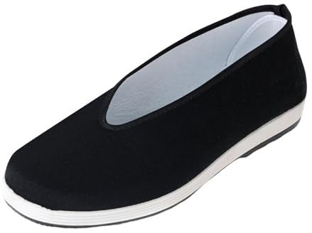 F Fityle Chaussures de Tai Chaussures de Kung Fu, Semelle en Caoutchouc Antidérapante, Respirantes, Confortables et Durables, Vieilles Chaussures de Pékin