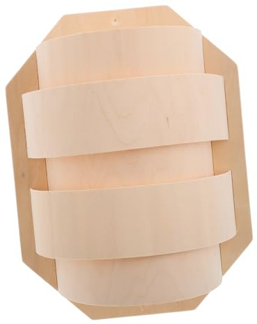 BESPORTBLE Paralume per Sauna in Legno di Tiglio Lampada Antideflagrante Leggera e Decorativa Copertura Protettiva per Luce Sauna Facile da Installare per Atmosfera Rilassante