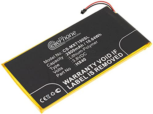 cellePhone Akku Li-Polymer kompatibel mit Motorola Moto X4 (Ersatz für HX40) - 2800mAh