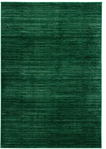SAFAVIEH Modern Teppich für Wohnzimmer, Esszimmer, Schlafzimmer - Vision Collection, Kurzer Flor, Grün, 60 x 110 cm