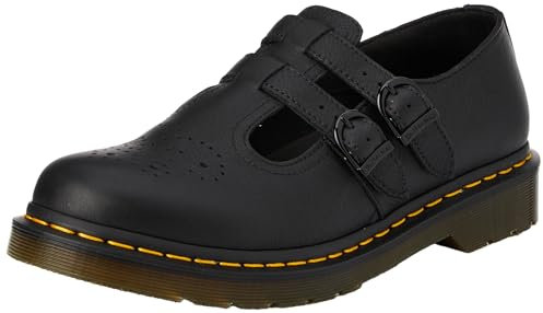 Dr. Martens Damen 8065 Mary Jane, Black Virginia, 39 EU