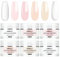 AIMEILI Acryl Nagelset 6 Farben Acrylpulver für Nägel, Acrylic Powder Set Keine UV-Lampe Erforderlich Acryl Pulver Nails Set Clear Weiß Rosa