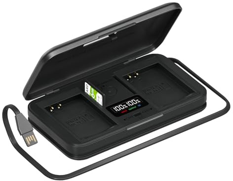 Palogreen BLN-1 batteriladdare – snabb kamera LCD batteriladdare för Olympus BLN-1 OM-D E-M1, OM-D E-M5, Pen E-P5, M-D E-M5 M2 (batteri ingår ej)