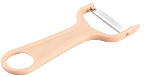 Fackelmann Summer Party - Pelapatate alla frutta con lama in acciaio inox e manico in plastica, prodotto in Germania, adatto per lavastoviglie, 14 cm, 1 pezzo