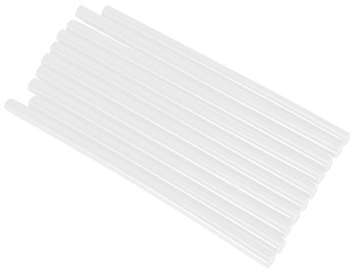 10pcs set 7 * 150mm Hot Melt Glue Sticks Colorful Hot Melt Glue Adhesive DIY Craft Sticks Hot Melt Gun Craft General Purposefor 20W Small Power Gun (Transparent)