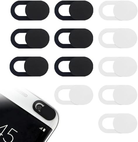 RXKFIGX 12 Pcs Camera Cover Tapa Webcam Tapar Camara Pc Portatil Cubierta De La Cámara De Seguridad para PC,Portátiles Tablets y Móviles para Cubrir la Cámara de tu Dispositivo - Protege tu Privacida