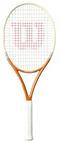 Wilson Raqueta de Tenis Roland-Garros 2026 Team 102, Azul/Naranja, Grip 2