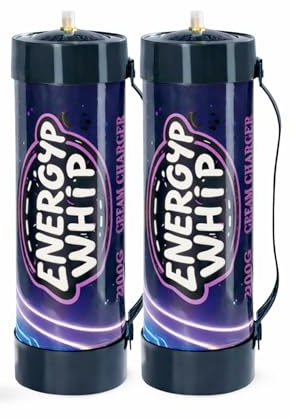 3.3L/ 2 Pack-Bottle Professional Stainless Steel Whipped Cream
