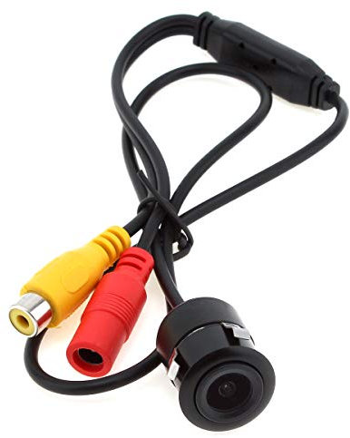 ePathChina Telecamera posteriore da 1/4 di pollice CCD a incasso per retromarcia con angolo di visione di 170 gradi universale impermeabile HD parcheggio telecamera inversa