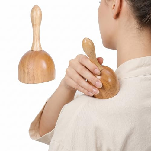 FOMIYES Masajeador Linfático De Raspado En Forma De Copa De Madera 6.9 Pulgadas Herramienta Ergonómica Para Ventosas Faciales Y Masajes Corporales Promueve Circulación Y Relajación