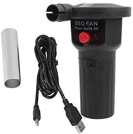 Horoper Ventilateur De Barbecue Portable, Souffleur Barbecue Batterie Ventilateur De Barbecue Électrique, Souffleur D' Portatif, Ventilateur De Barbecue Portable Léger 5 V avec Câble