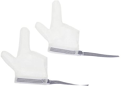 KOMBIUDA Finger Sucking Stop Handschuhe Mit Atmungsaktivem Mesh Schadstofffrei Und Formstabil Für Kleinkinder Zum Schutz Vor Daumen Fingersaugen Vielseitige Beißflächen Für Angenehmes Trage