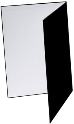 MALUGOGO Pannello Riflettente per Fotografia Cartone A3 Dimensione, Cartone Riflettore Pieghevole per Luce, per Fotografia da Tavolo e Prodotti Fotografici