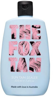 The Fox Tan - Sun Tan Sealer - After Sun Lotion für Körper und Gesicht, feuchtigkeitsspendende Lotion für lang anhaltende Bräune, mit Aloe Vera und Beta-Carotin, 220 ml