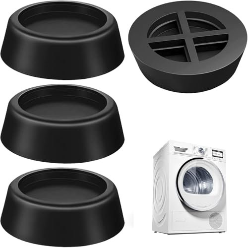 Uskerb Anti Vibration Pads for Washing Machines - Shock Absorbing Washer Feet Pads, Reduce Noise & Movement, Universal Fit for All Washers & Dryers