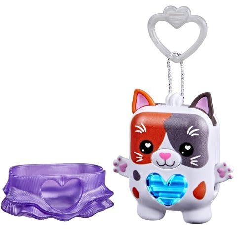 Hasbro Nano-Mals Purrnelope the Calico Kitty Electronic Fidget Pet, Tricolor