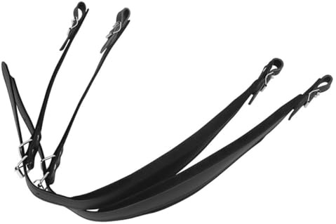Abaodam Cinghia per Fisarmonica in Finta Pelle Regolabile, Compatibile 16-120 Bassi, Leggera e Portatile per Performance Musicali in Nero