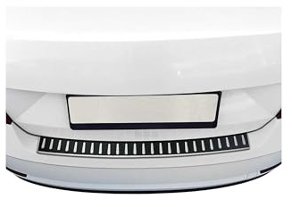 OMAC Ladekantenschutz Stoßstange kompatibel mit Skoda Octavia Kombi 2013-2019 Kohlefaserfolien