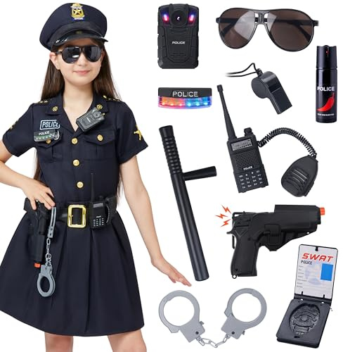 Spooktacular Creations Costume de police de jeune fille (tout-petit)