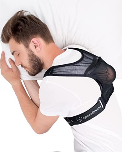ApneaShield Allenatore di posizione del sonno per dormire su un fianco, per allenare il sonno laterale, dispositivo anti-russamento, leggero, confortevole, efficace nel ridurre il tempo di sonno in