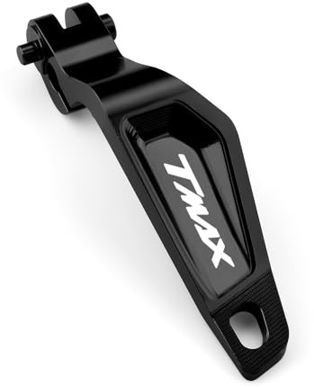 Modeer Per YAMAHA TMAX560 TECHMAX 2020-2023, TMAX 530 DX/SX 2017-2019, TMAX 500 2008-2011 Moto CNC Alluminio Leva Freno di Stazionamento Accessori (Nero)