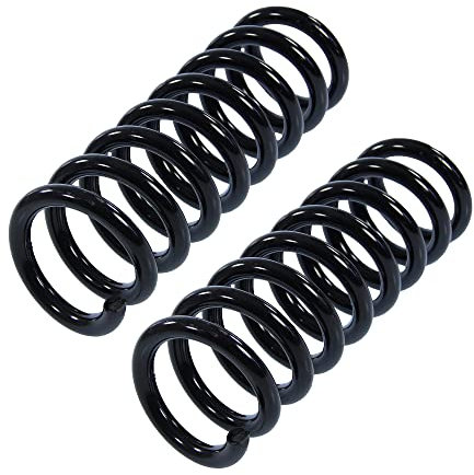 ATEC GERMANY 2x Muelle suspensión trasera izquierda derecha compatible con MERCEDES-BENZ CLC-Class (CL203), C-Class Coupe (CL203), C-Class (W203), C-Class T-Model (S203)