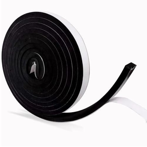 Closed Cell Foam Weather Stripping for Door, 1 inch Wide X3/ 8 inch Thick
