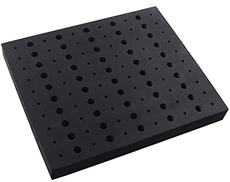 Tragbarer Fräser Bit Aufbewahrungsbehälter Werkzeugkasten 27 9 X 33 Cm 110 Bits 60 4 Zoll Und 50 X Aufbewahrungsmatte Platzsparende Aufbewahrung Aufbewahrungsschalen Zum Organisieren