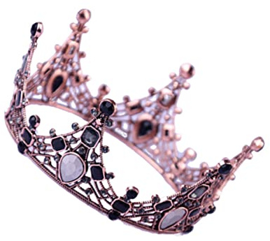 VICASKY 1 Pièce Couronne Décorative pour Gâteau Décoration pour Mariage Accessoire de Fête Tiara de Dessus de Gâteau Festive