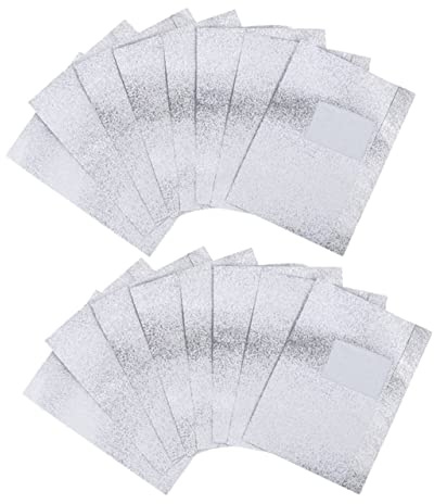 TOYZFRIENDY 100 pièces Papillotes pour Manucure Accessoires Flexibles pour Enlever Vernis Gel Semi-permanent Dissolvant Ongles Professionnel pour Nettoyage Manucure et Pédicure