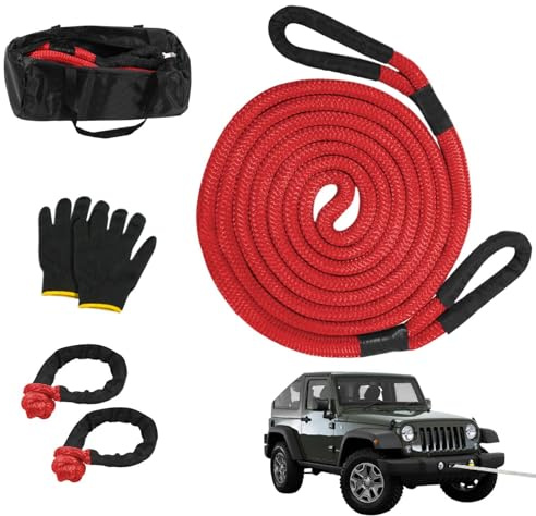 Weldphur Cinta De Remolque Resistente,Suministros para Remolque de Vehículos - Cuerda de para Vehículos,para Camiones, Recreativos, Agricultores, Ganaderos, Camping, Taller, Viajes