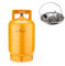 BOMBOLA A GAS 5 KG- (12 L) RICARICABILE DA CAMPEGGIO CAMPER + FORNELLO