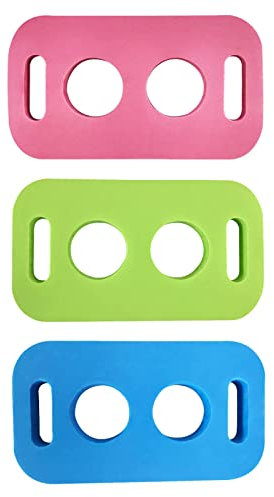 Mineatig Conector Fideos Piscina,Conector Perforado De Fideos De Flotador De Natación De 3 Piezas,Accesorio De Piscina Flotante De Agua De Material EVA para Principiantes Y Niños