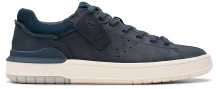 Clarks Courtlite2 Run Mens Navy Nubuck, 12