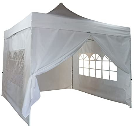 TrendLine Seitenteile für Faltpavillon 2,95 x 2,95m Seitenwand Pavillon 4 Stück