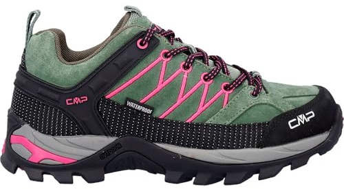 CMP Rigel Low Wmn Trekking Shoes WP, Scarpe da Trekking Donna, Mineral Festival, 36 EU