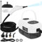 CKductpro Handheld Steamshot Cleaner with Smart Touch Screen,High Pressure Steamer for Cleaning,1100ML Water Tank, Steam Cleaner for Home, Car, Shower, Kitchen, Bathroom, Grout, and Tile, White